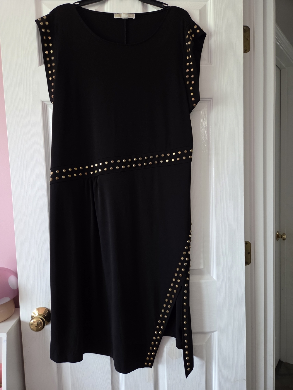 MICHAEL Michael Kors | Dresses | Michael Michael Kors Womens Astor Studded Side Slit Dress Size 2x